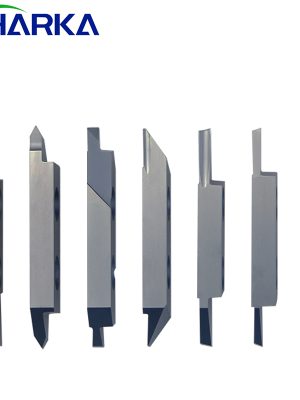 Double-Hole Swiss-Type Lathe Cutting Blade Stainless Steel Grooving Parting Tool Insert Dual Hole Cut-Off Inserts