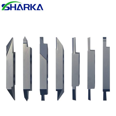 Double-Hole Swiss-Type Lathe Cutting Blade Stainless Steel Grooving Parting Tool Insert Dual Hole Cut-Off Inserts