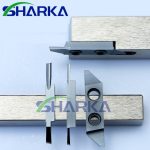 Double-Hole Swiss-Type Lathe Cutting Blade Stainless Steel Grooving Parting Tool Insert Dual Hole Cut-Off Inserts